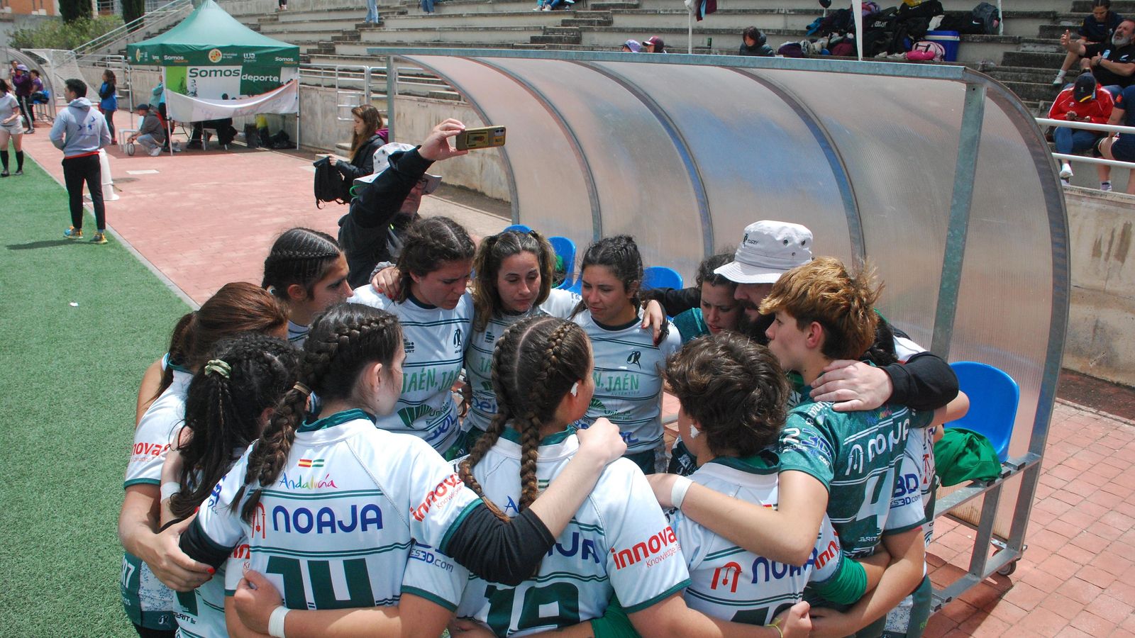 Jaén Rugby femenino brilló en el campo de la UJA.
