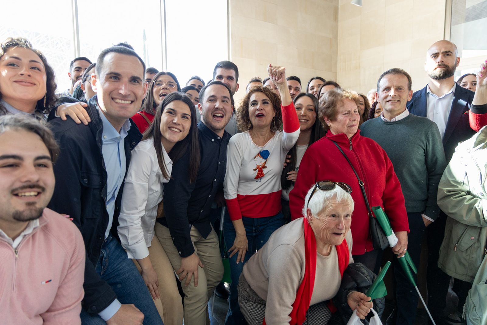 Acto en defensa de los servicios públicos para celebrar el 28F en Jaén