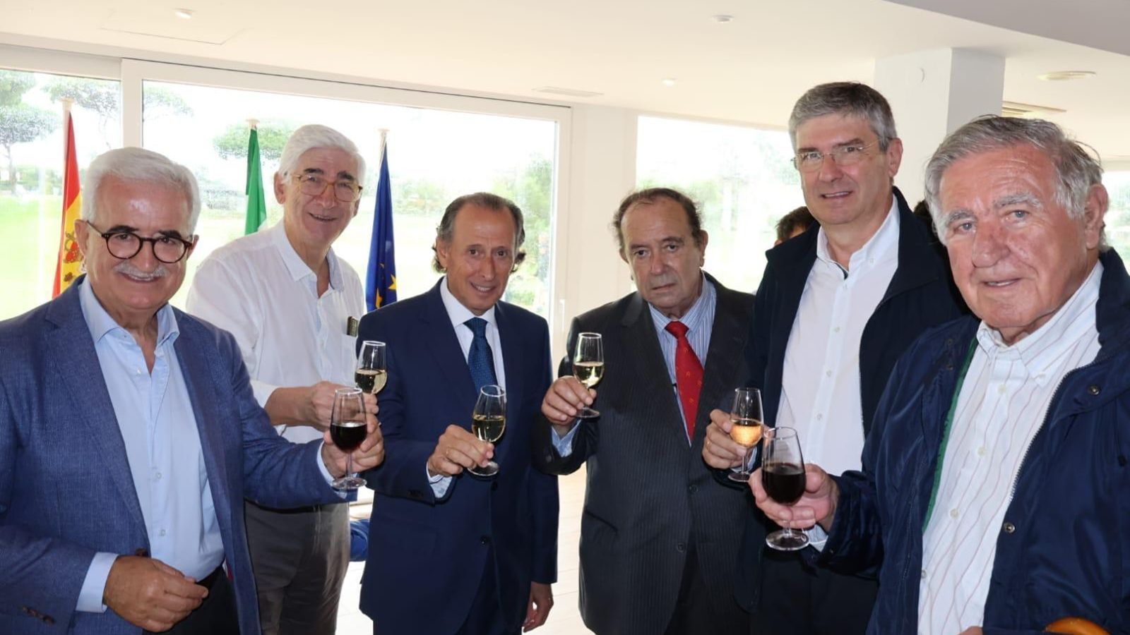 Manuel Jiménez Barrios, José Antonio Gómez Periñán, José María Román, José de Mier, Antonio Fernández y Alfonso López Almagro.