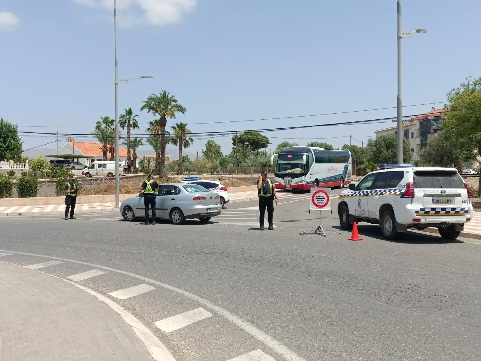 Un control de alcoholemia en anteriores ediciones.