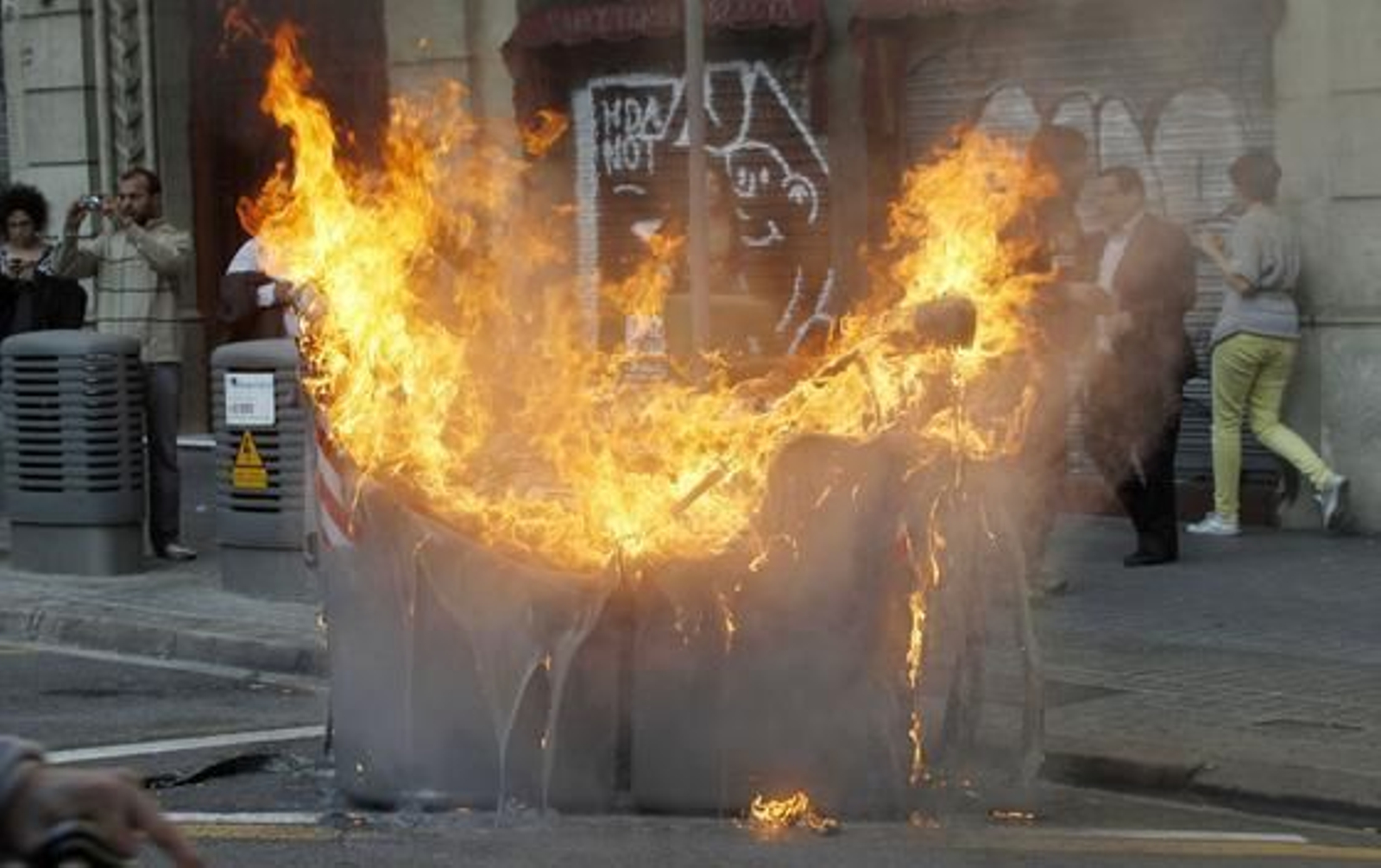 Las imágenes de la huelga general en España