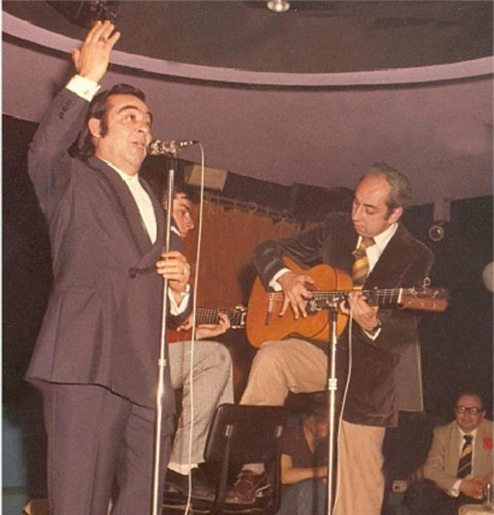 El artista, durante una actuación en los años 80.