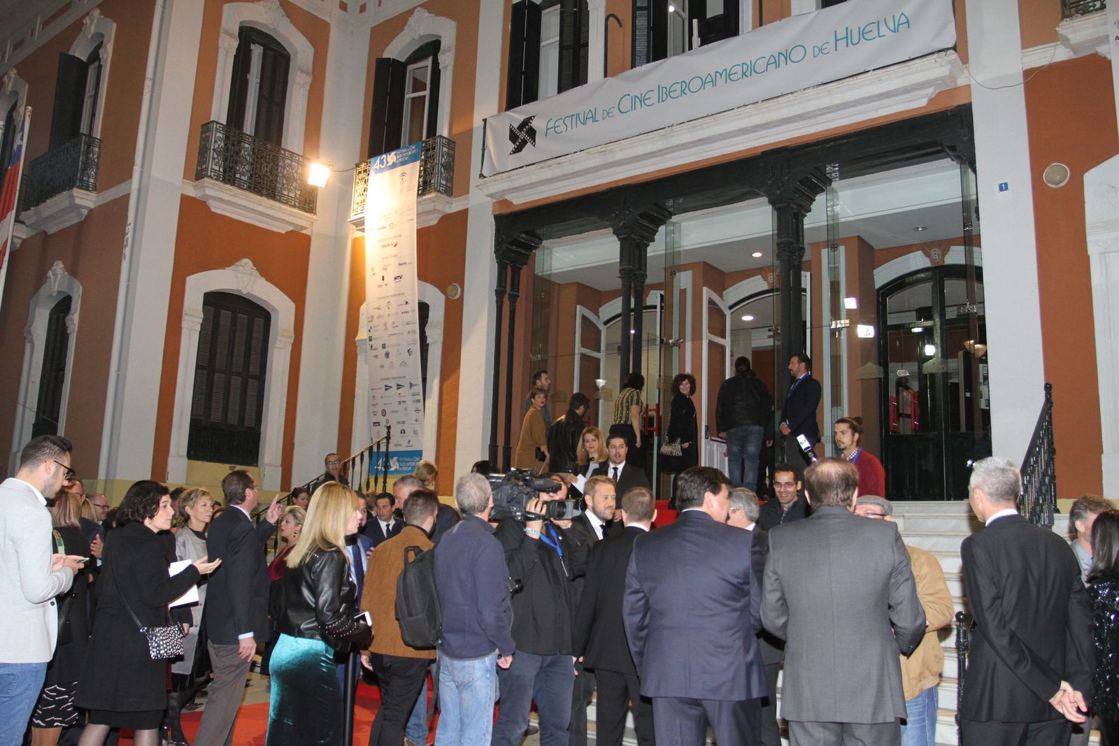 Gala inaugural de la 43 edición del Festival de cine Iberoamericano de Huelva.