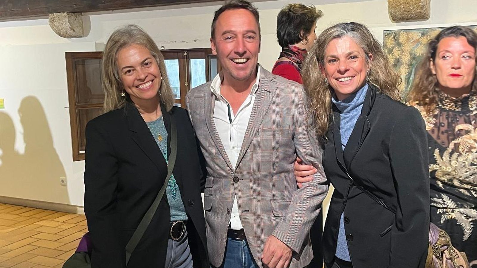 Claudia Groff, José Manuel Cossi y Almudena Jiménez.