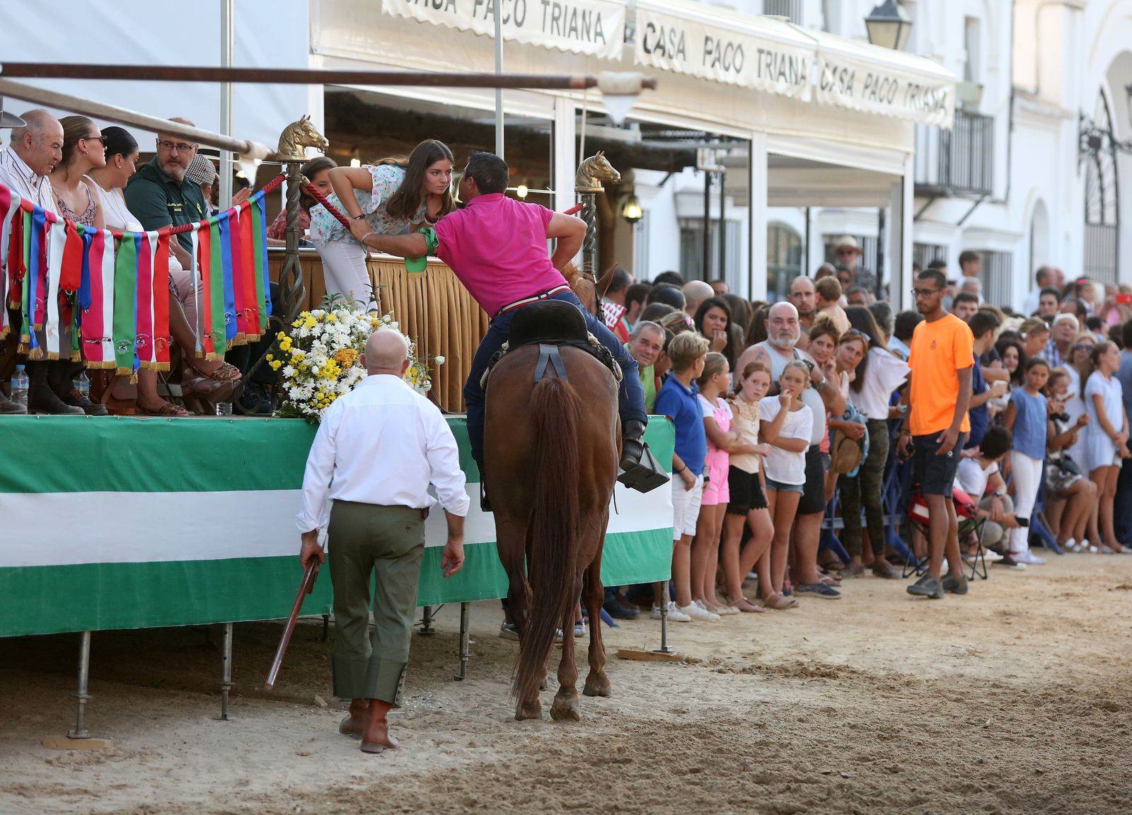 Las imágenes de la carrera de cintas a caballo