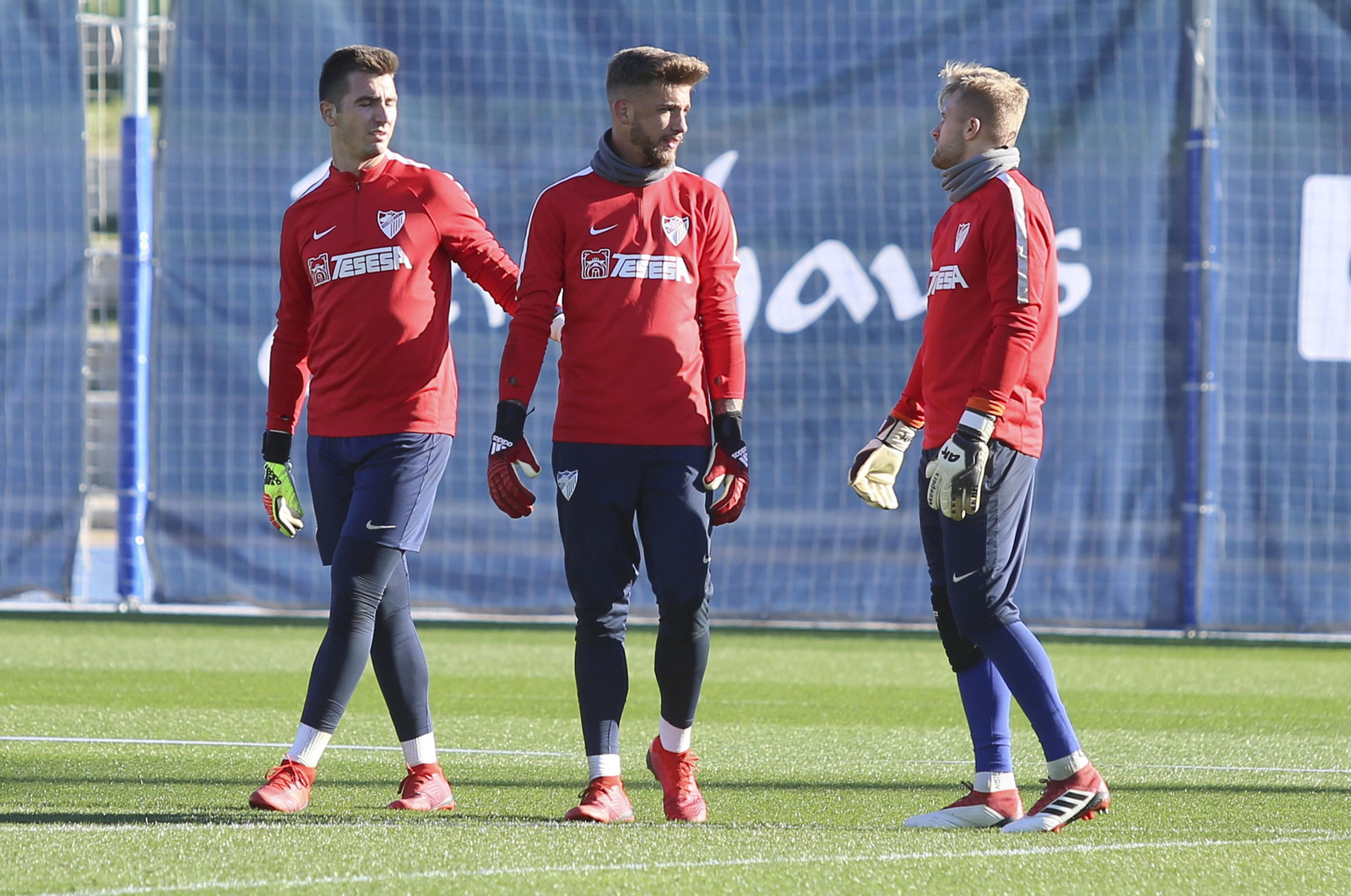 El primer entrenamiento del Málaga en 2019