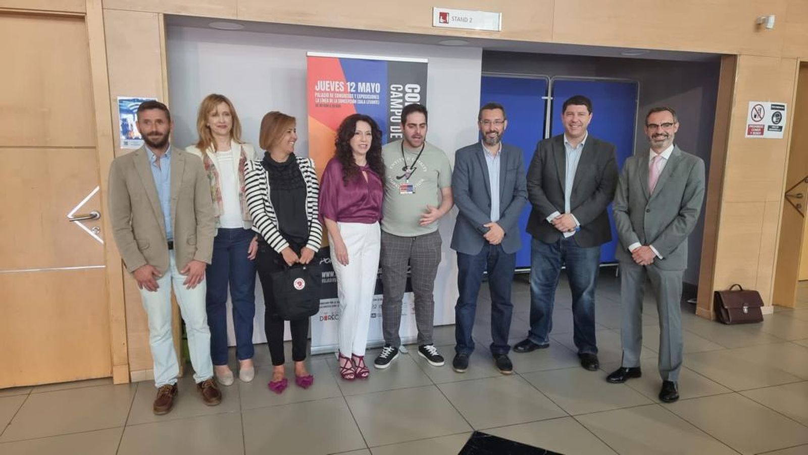 Asistentes al primer Congreso LGTBI+ Campo de Gibraltar.