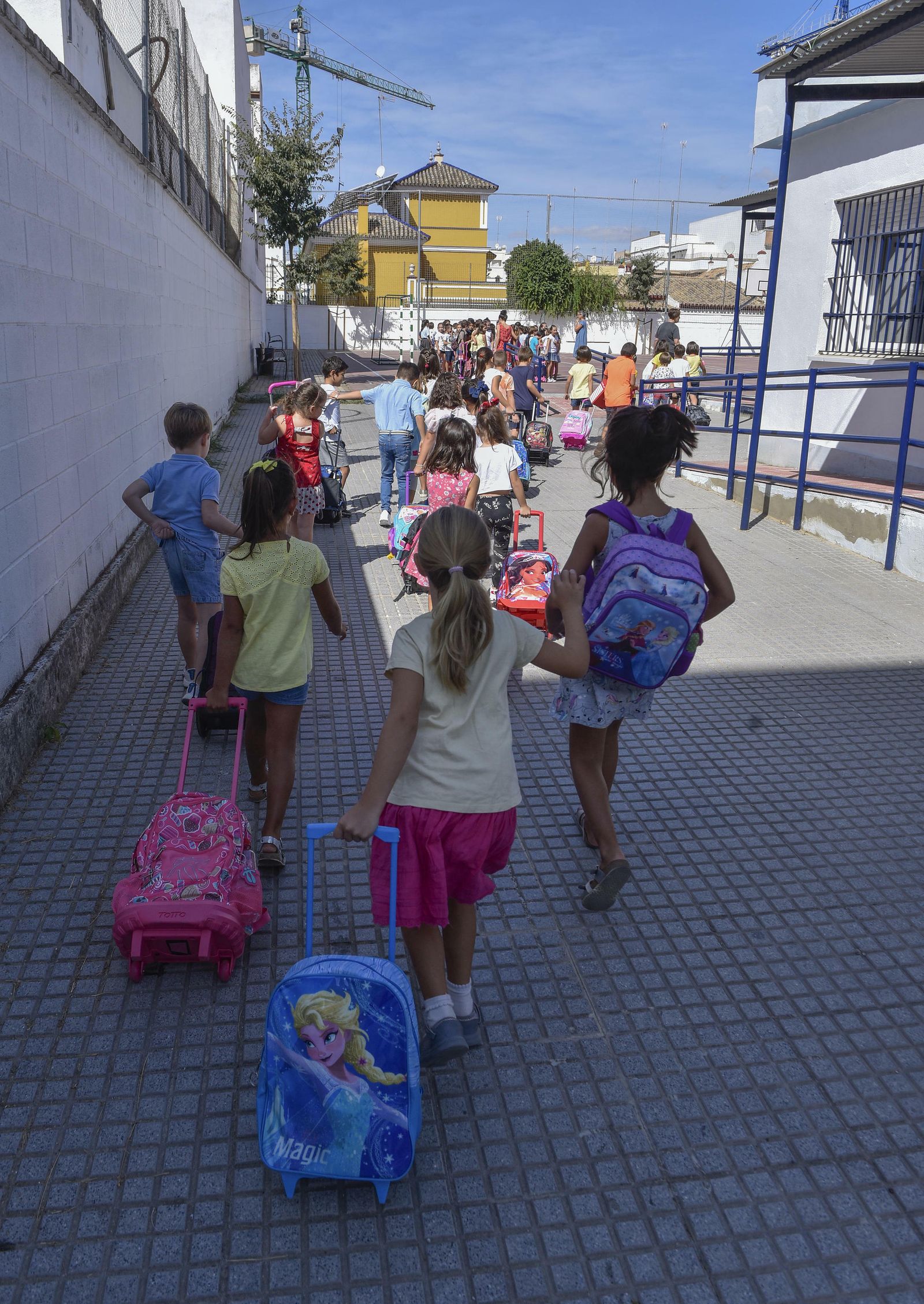 Regreso a las aulas de los más pequeños del cole