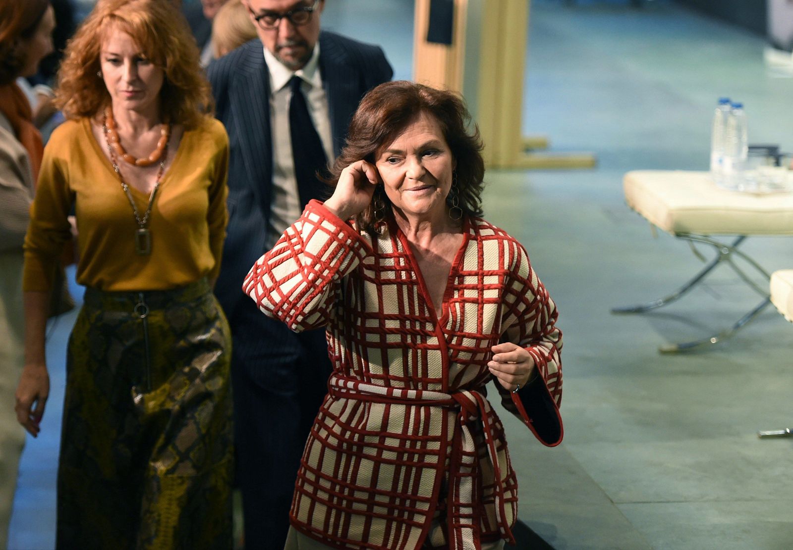 La vicepresidenta del Gobierno, Carmen Calvo.