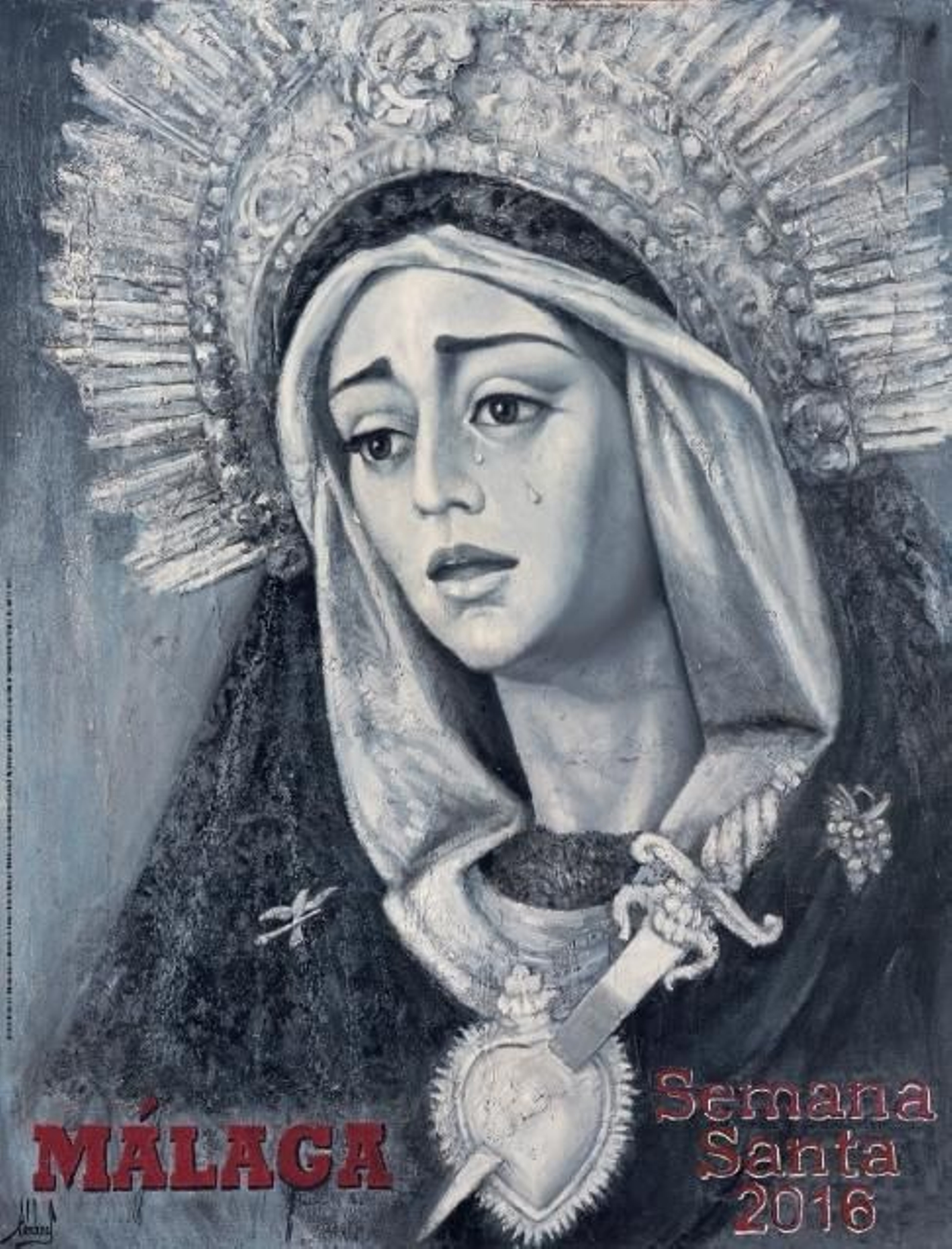 Los carteles de Semana Santa de Málaga de los últimos 10 años