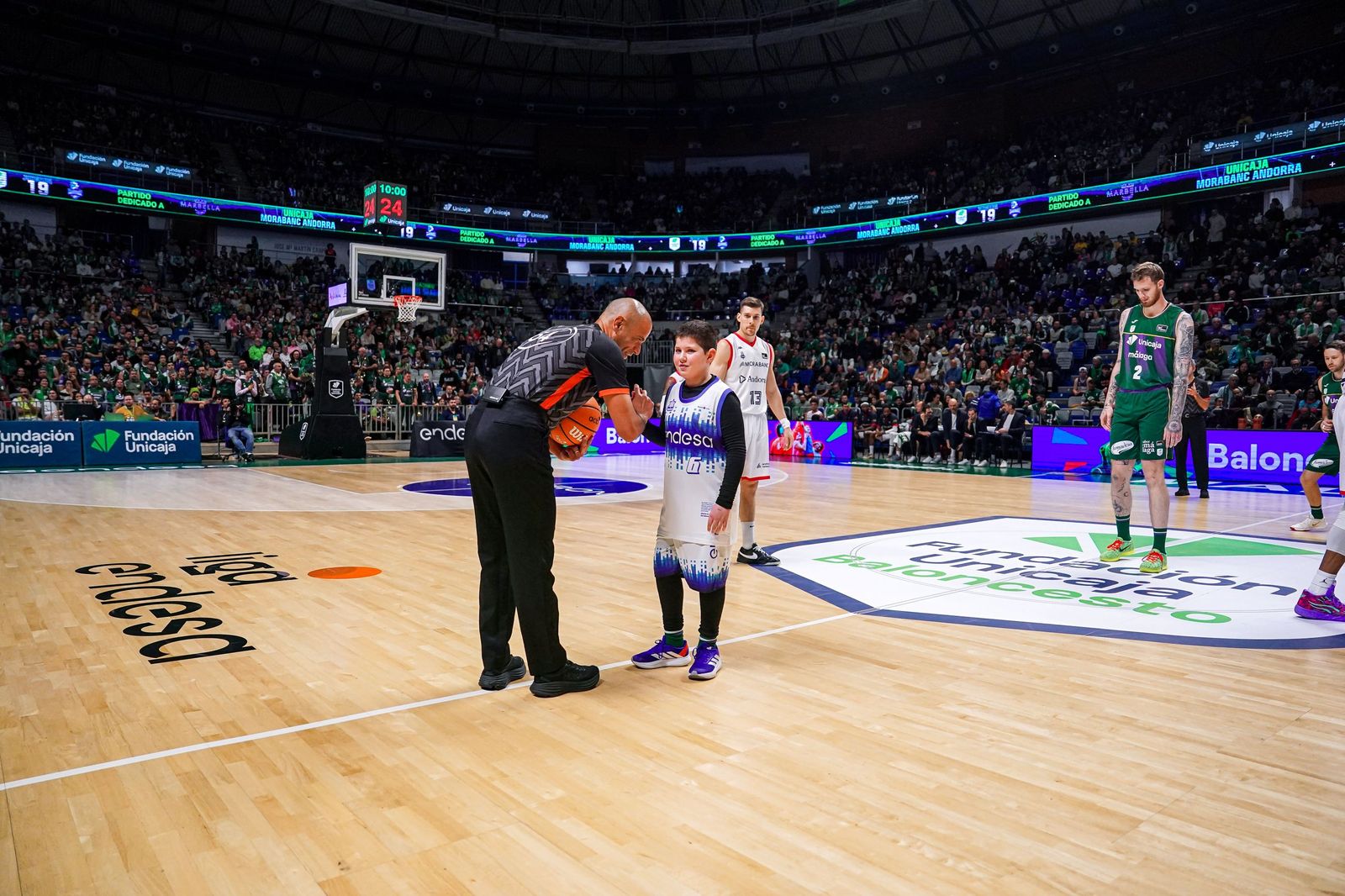 Un mensaje por la inclusión en el Carpena en el Unicaja-MoraBanc Andorra