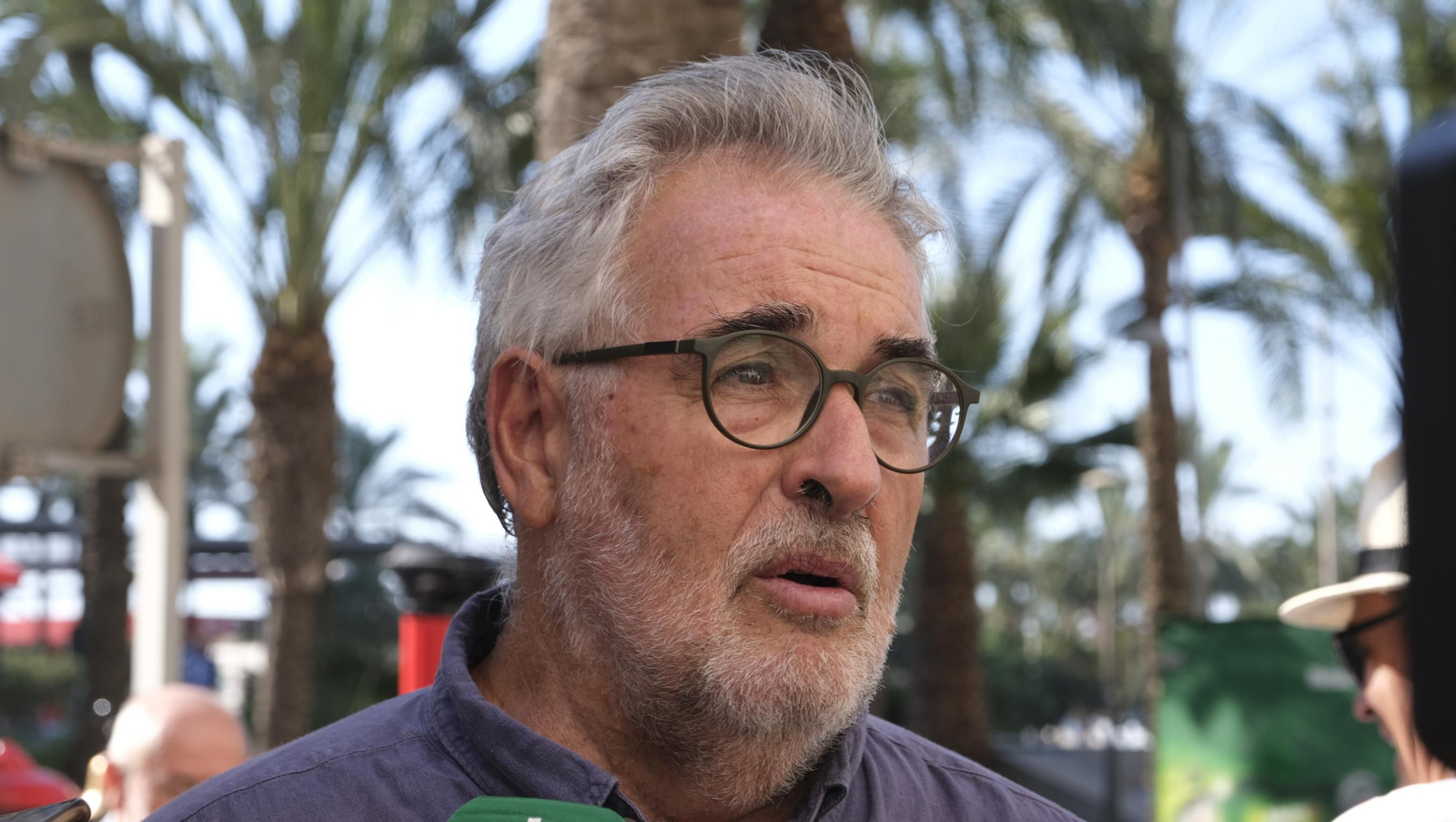 Tren reivindicativo de la Mesa del Ferrocarril de Almería