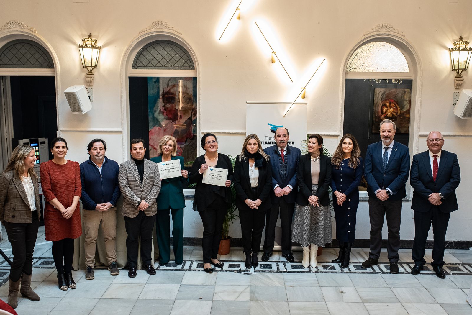 Imágenes de la entrega del premio literario "Hablando en cobre" de la Fundación Atlantic Copper