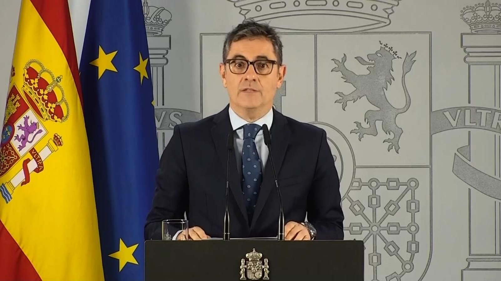 Bolaños, sobre la condena a García Ortiz:  "El Gobierno respeta el fallo judicial, pero tiene el deber moral de decir que no lo compartimos"