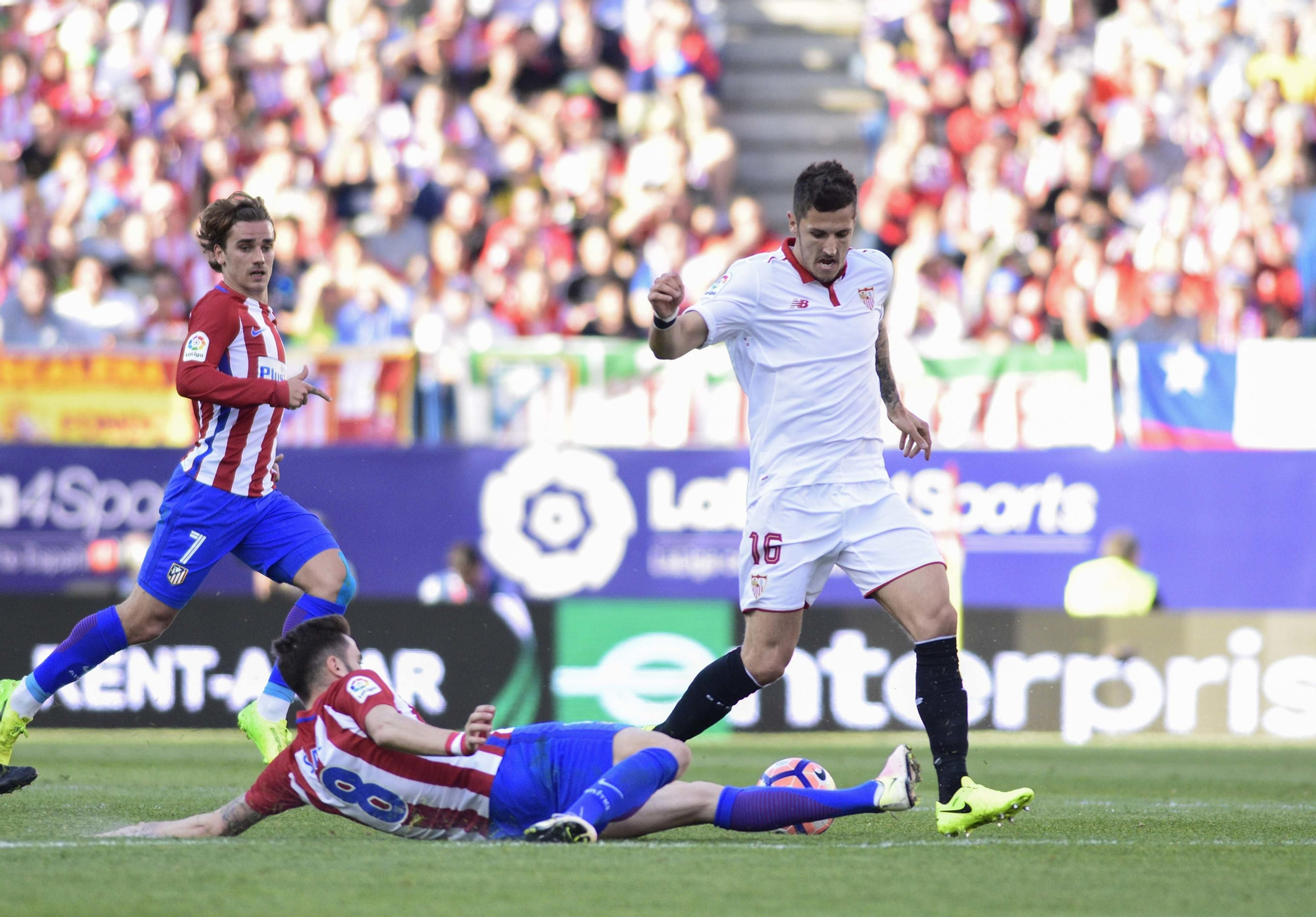 El Atlético de Madrid-Sevilla FC, en imágenes