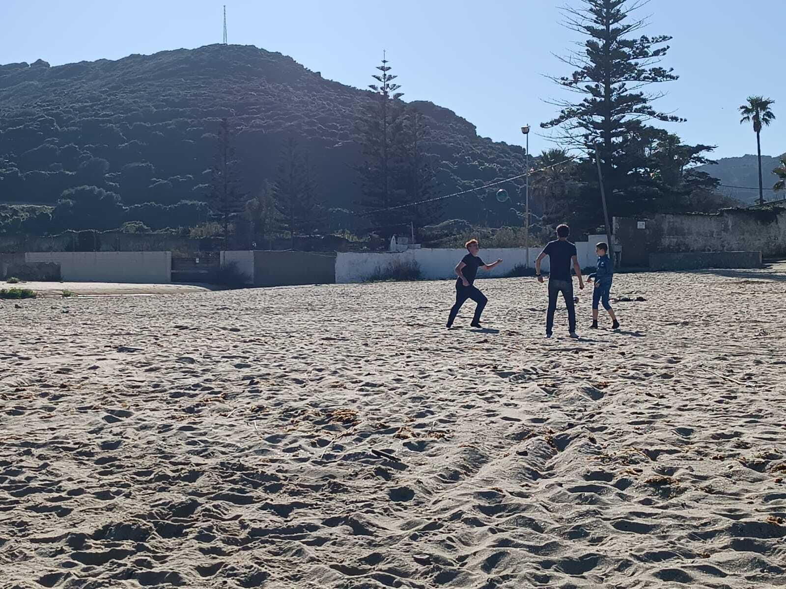 Playa de Getares un día de invierno