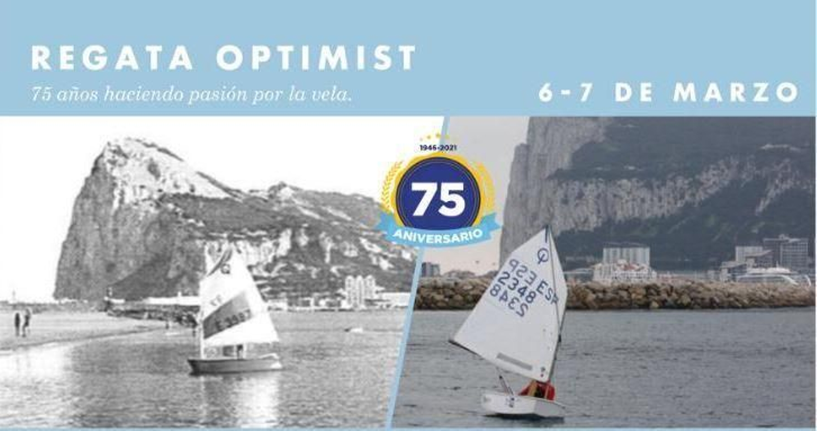 Cartel anunciador del Provincial de Optimist