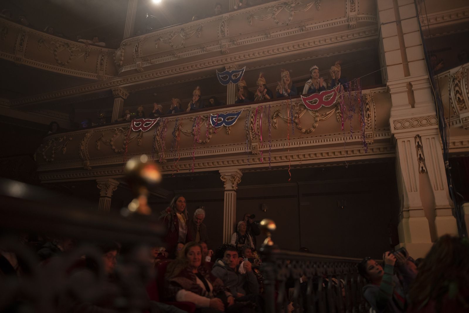 Ambiente en la final  del Carnaval Colombino