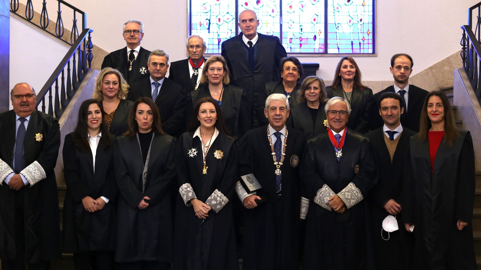 Damián Álvarez en el acto de jura de los nuevos procuradores.