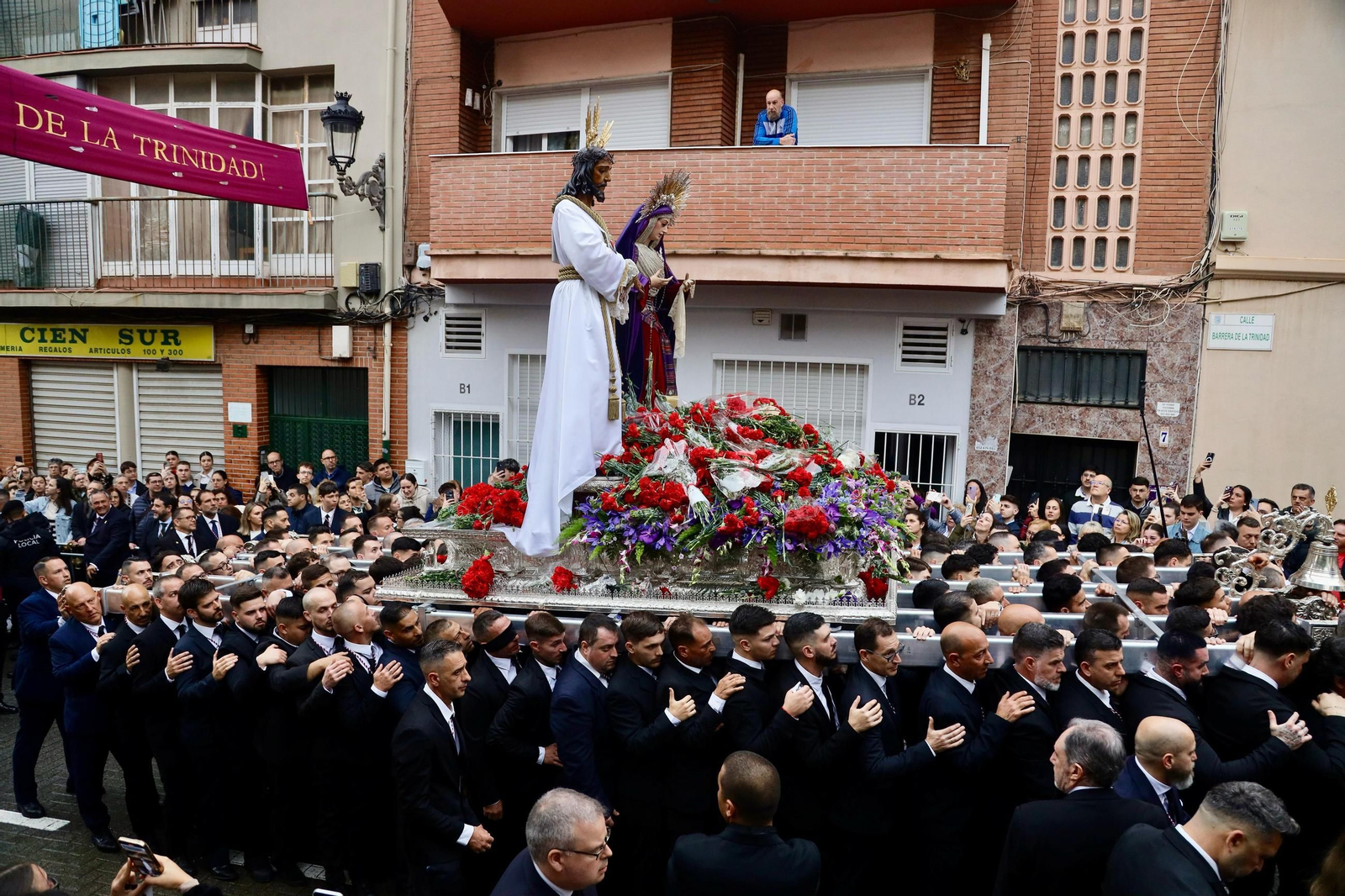 El traslado del Cautivo por La trinidad, en imágenes