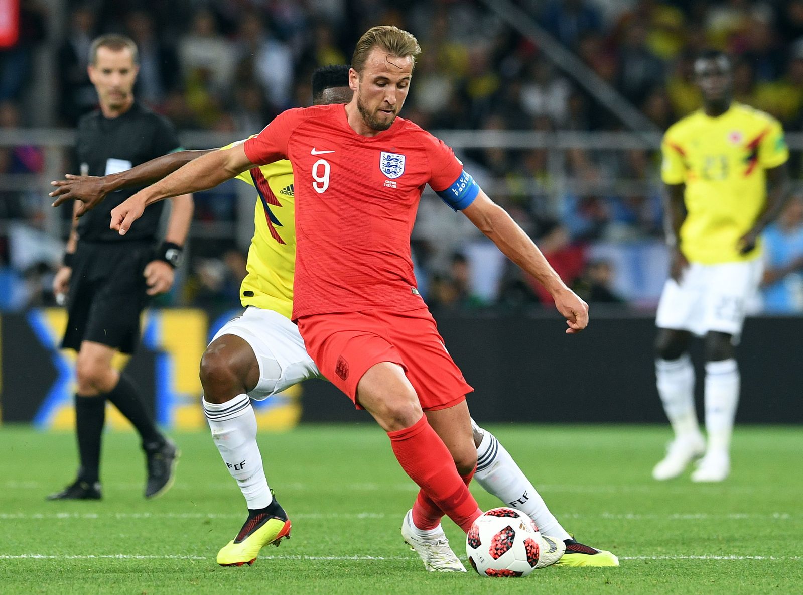 Las imágenes del Colombia-Inglaterra