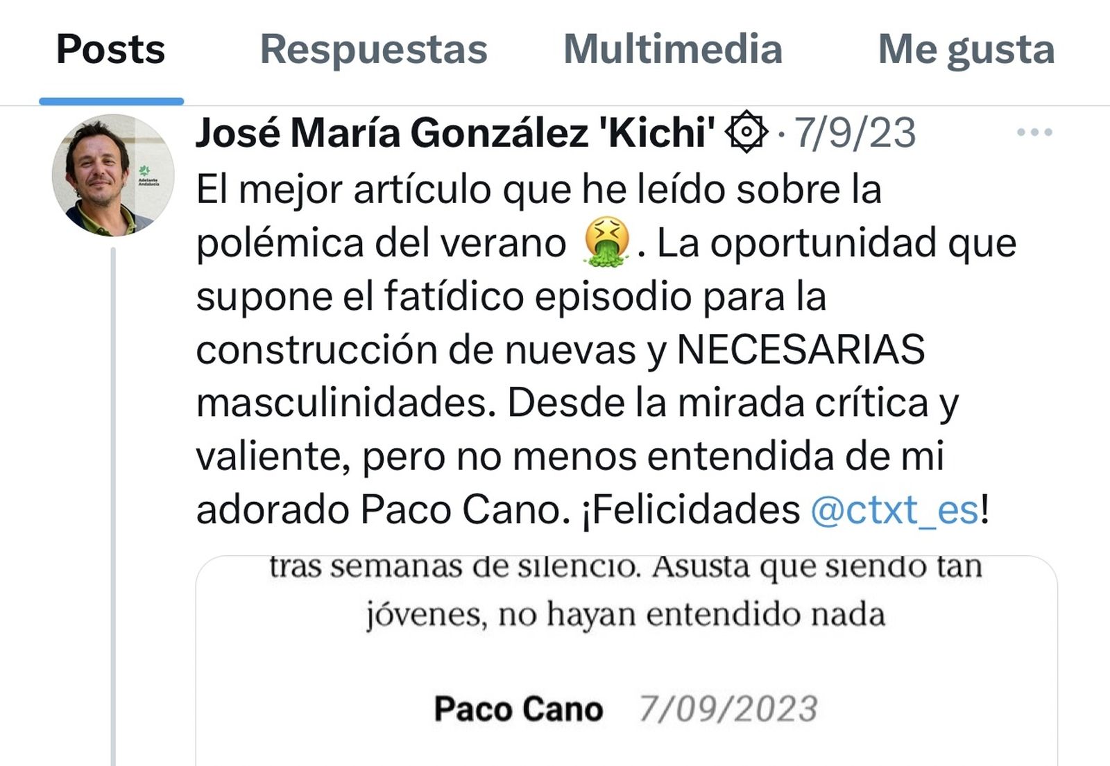 Ahora resulta que sabe de fútbol