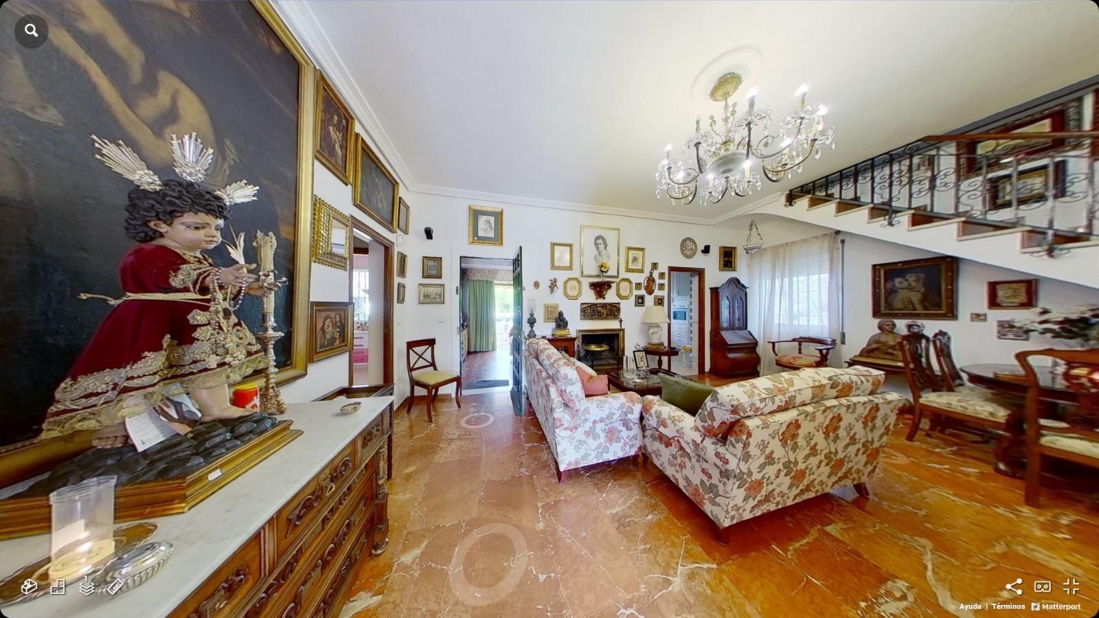 Interior de la casa de Luis Álvarez Duarte