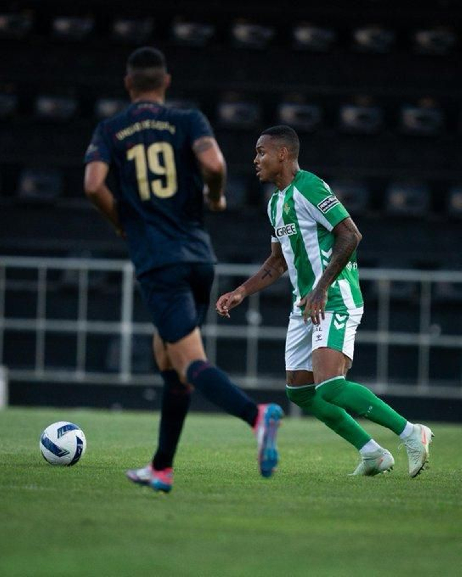 Natan, en un lance del partido ante la Uniao de Leiria.