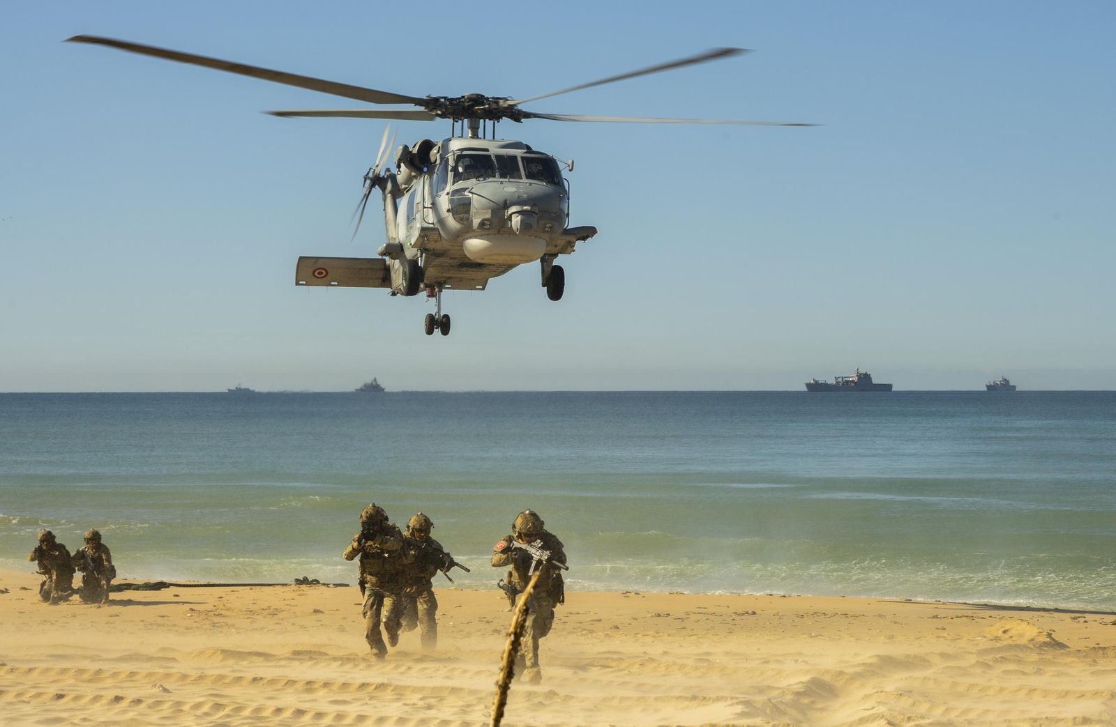 Las fotos del mayor ejercicio de los últimos años en el Estrecho de Gibraltar y el Golfo de Cádiz de la Armada y la OTAN