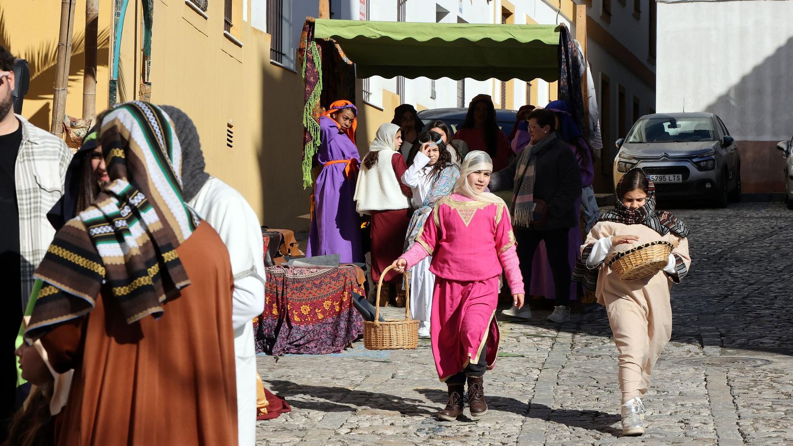 Imágenes del Belén Viviente de la plaza San Lucas en Jerez