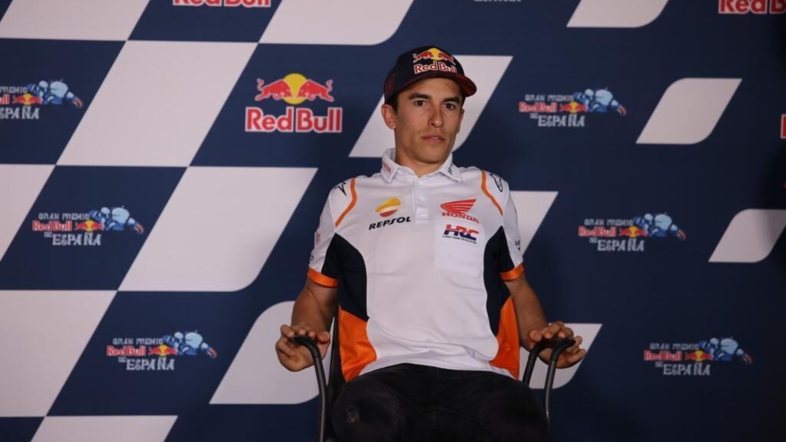 Márquez, en rueda de prensa.