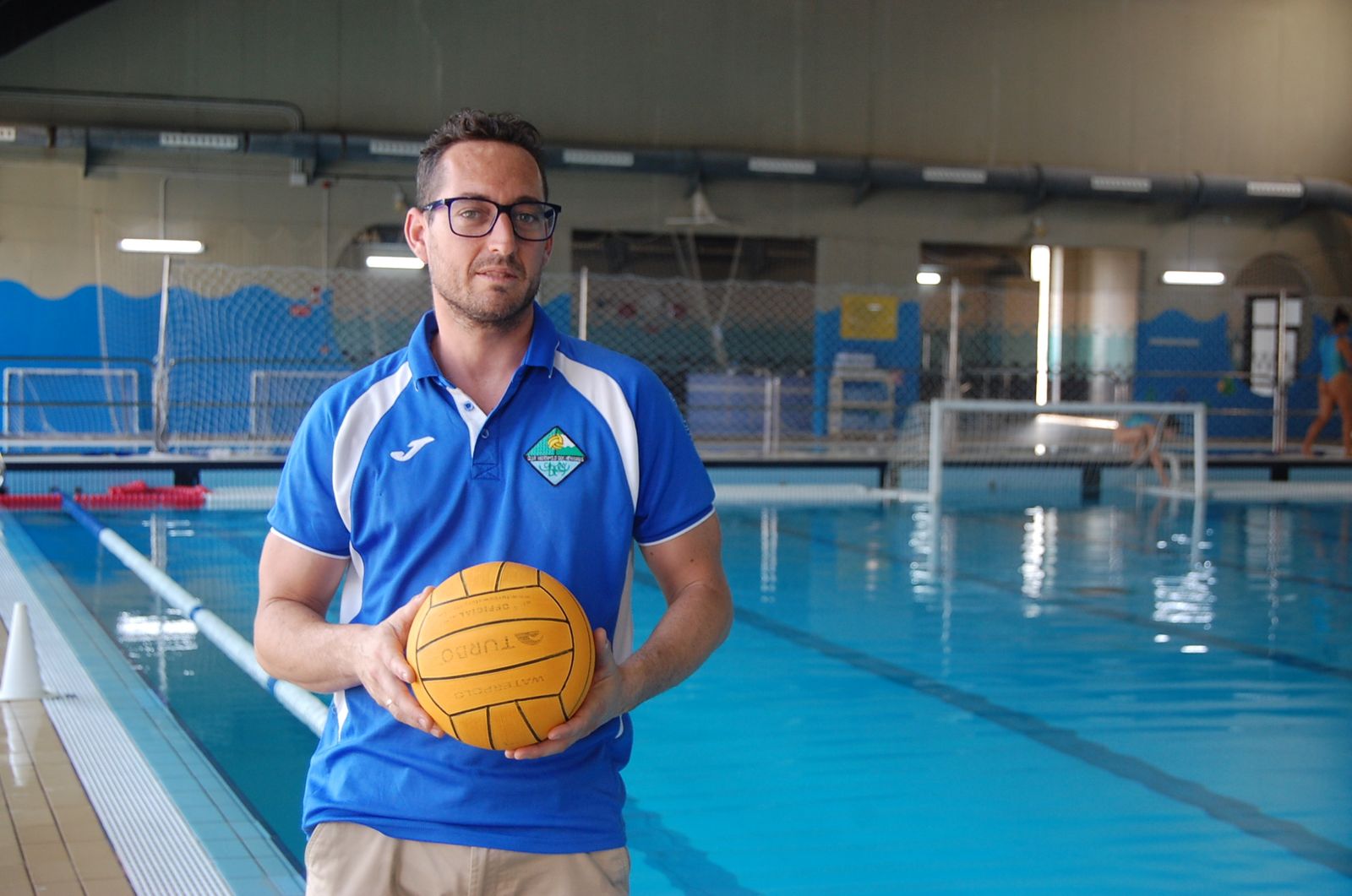 Fran Sánchez, en la piscina de Montequinto.