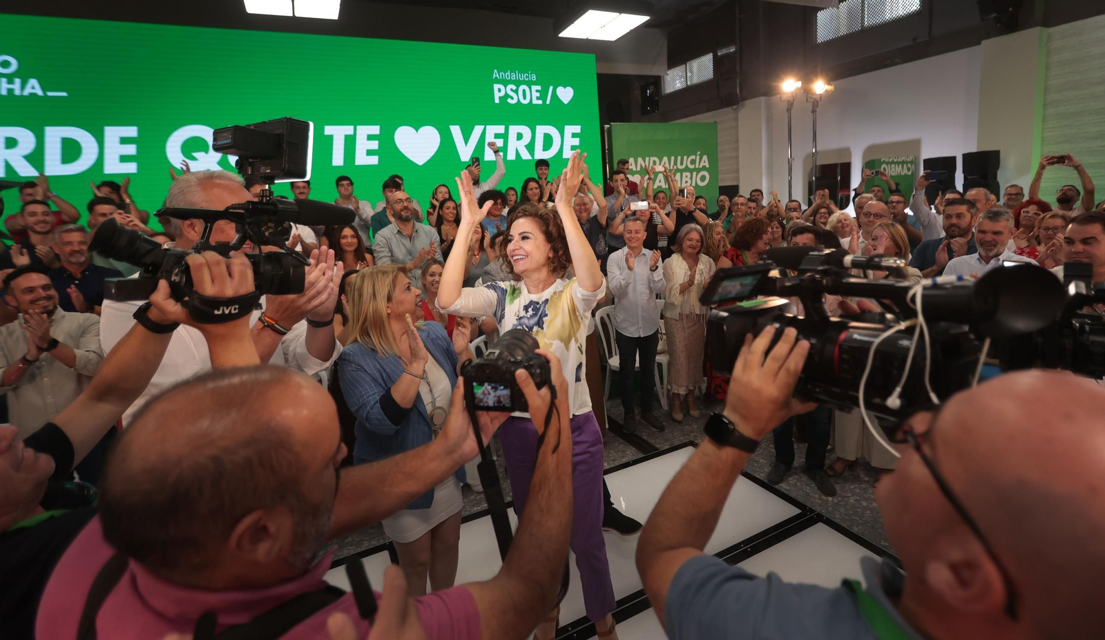 María Jesús Montero presenta en Jerez su candidatura a la Junta de Andalucía