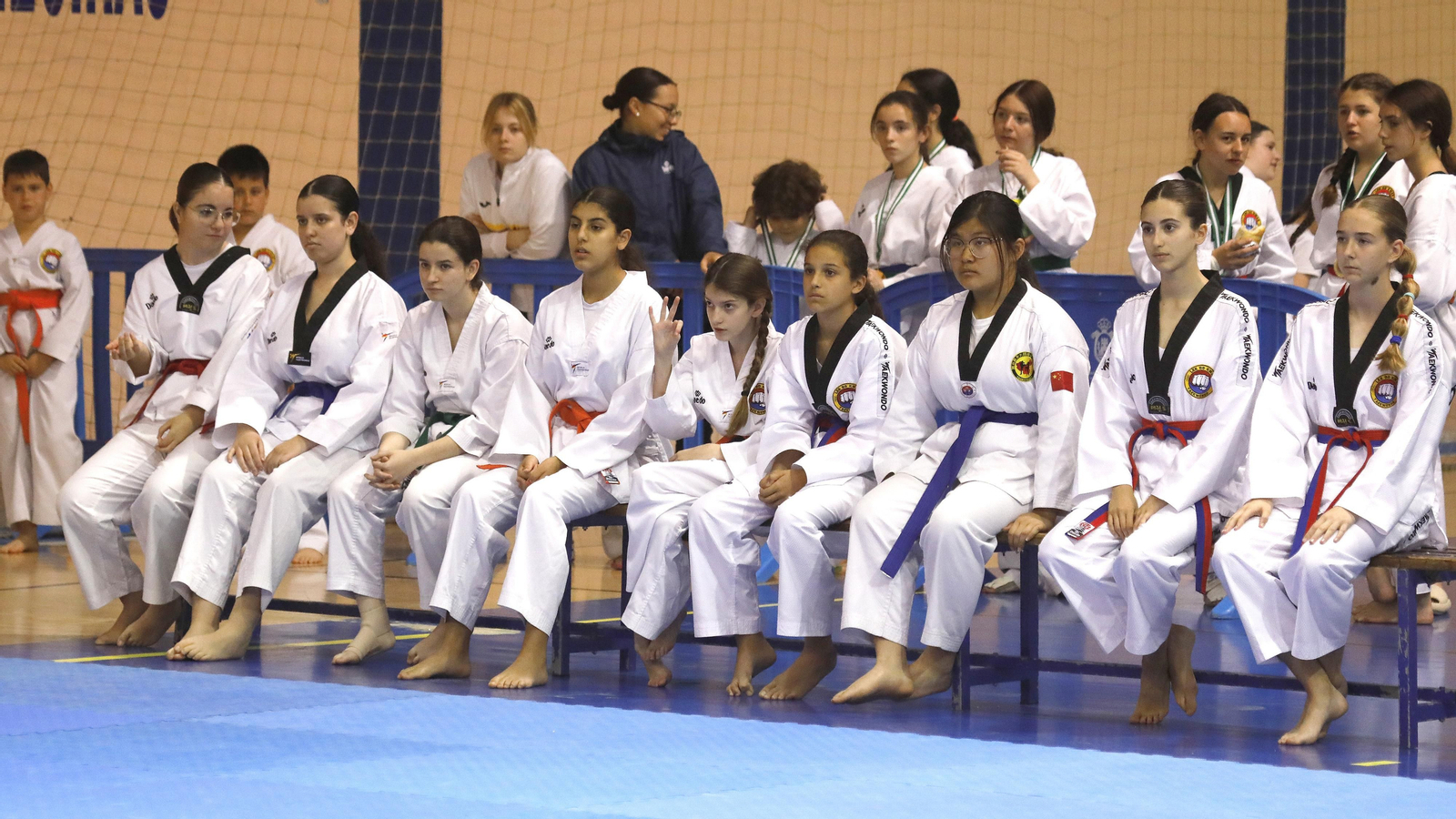 Jornada de torneo base de taekwondo olímpico