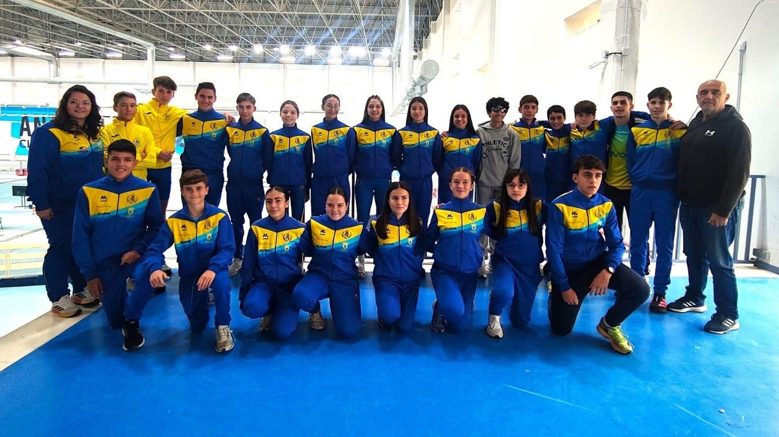 La expedición del Bahía de Algeciras, en Antequera.