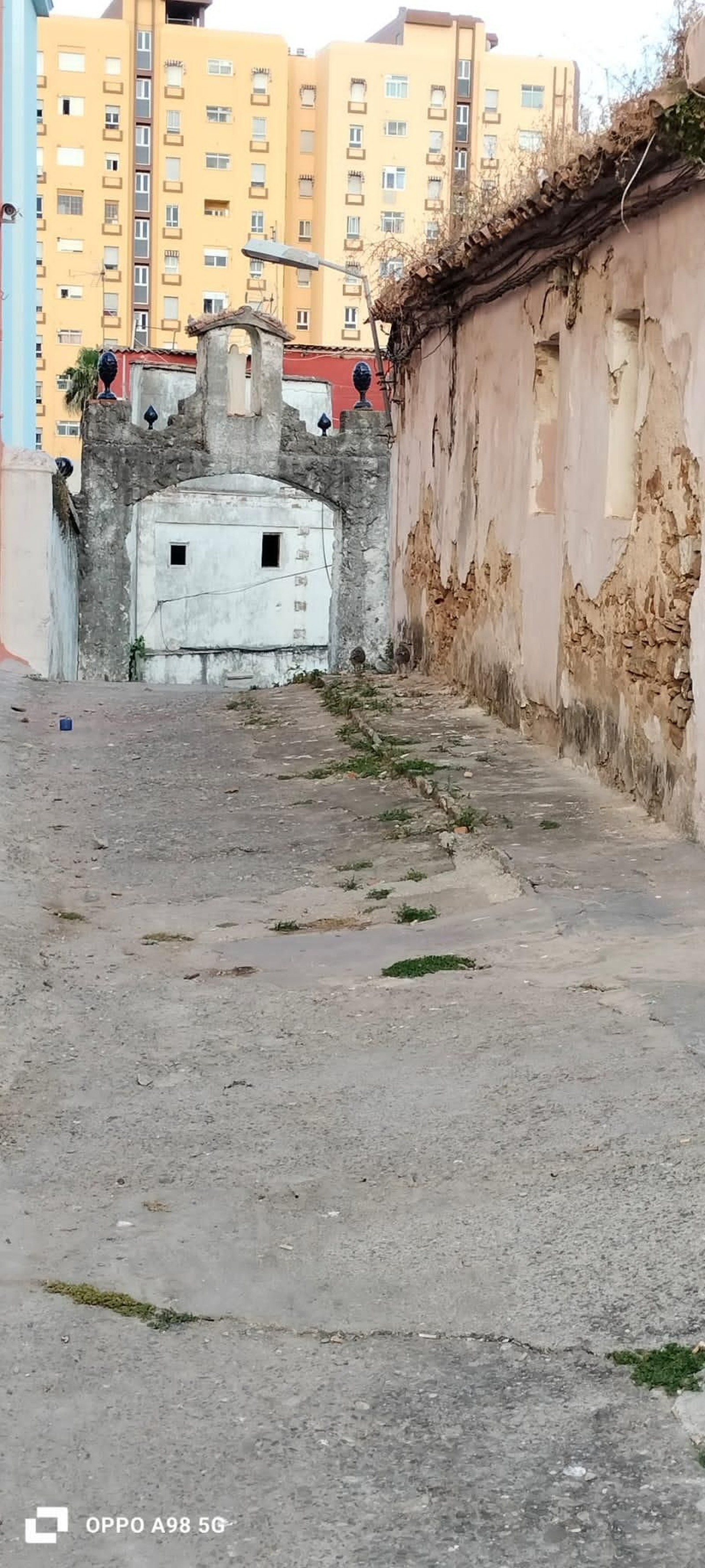 La calle Cervantes de Algeciras.