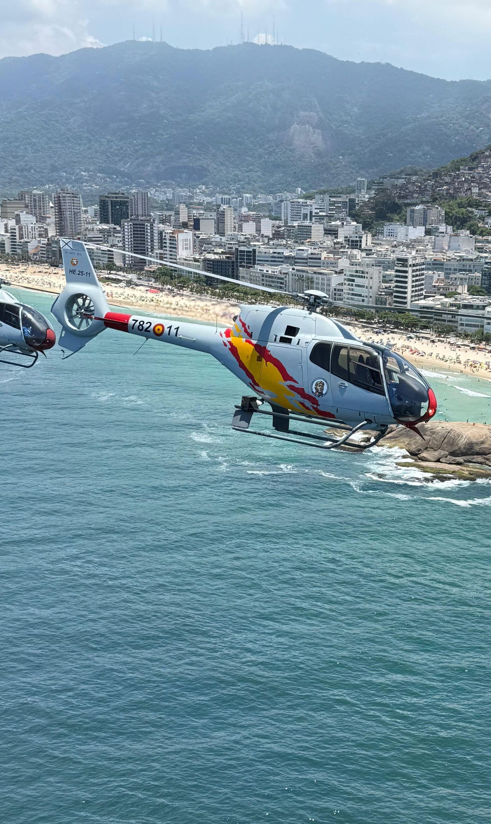 La Patrulla Aspa sobrevuela Río de Janeiro