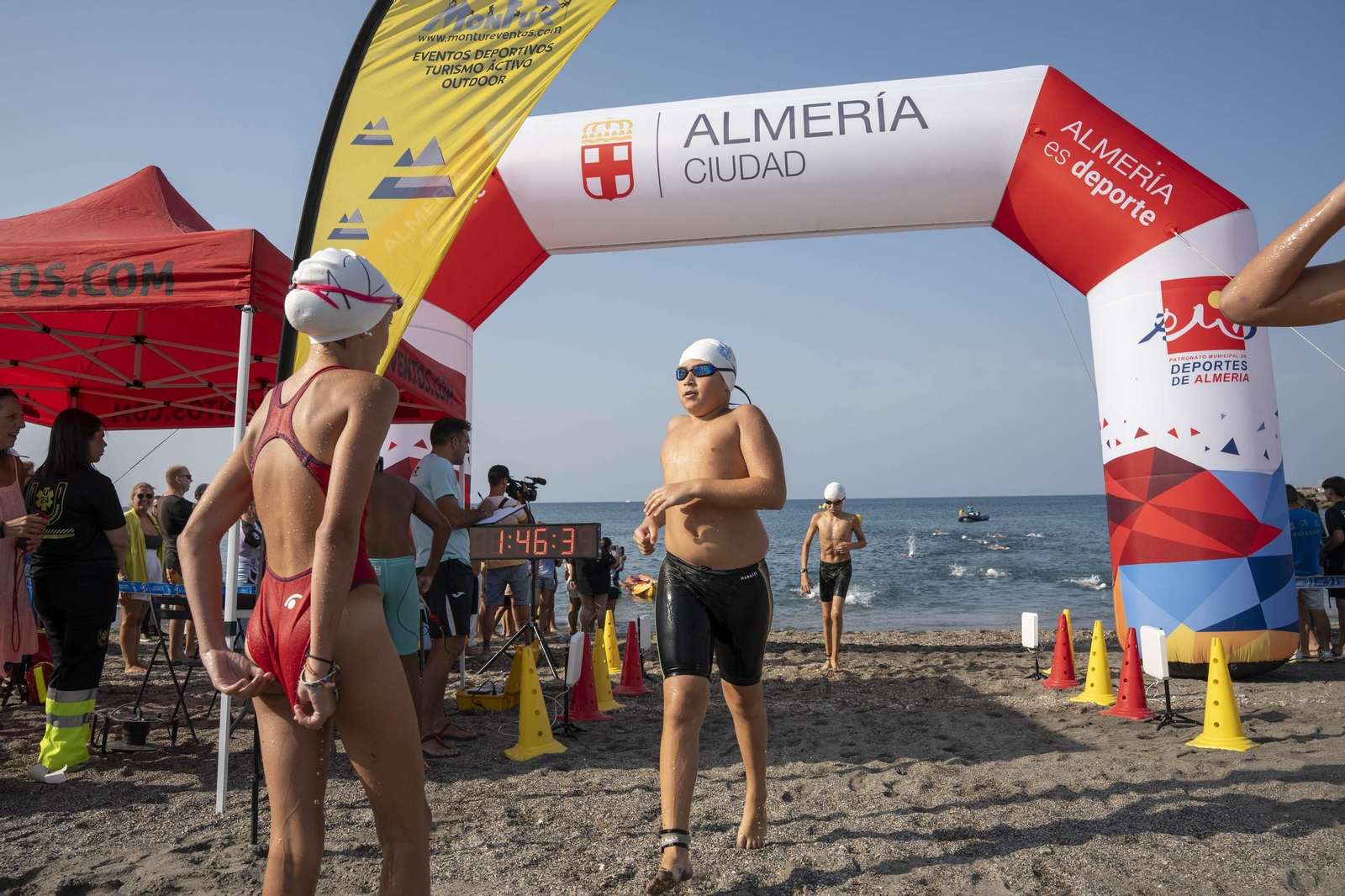 Travesía a nado Carlos Tejada de Almería