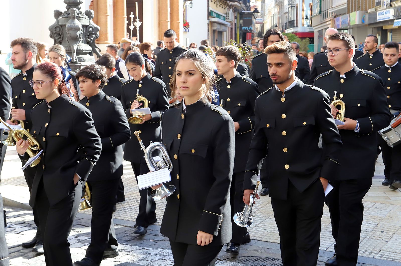 Imágenes de la procesión del Sacramento desde la Concepción