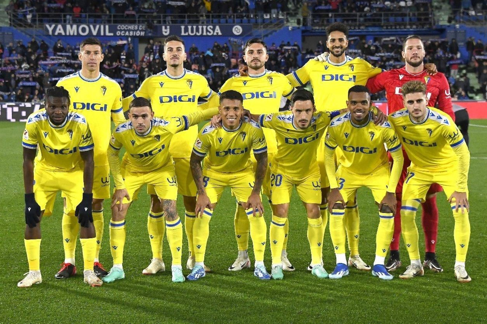 Formación cadista en el Coliseum de Getafe.