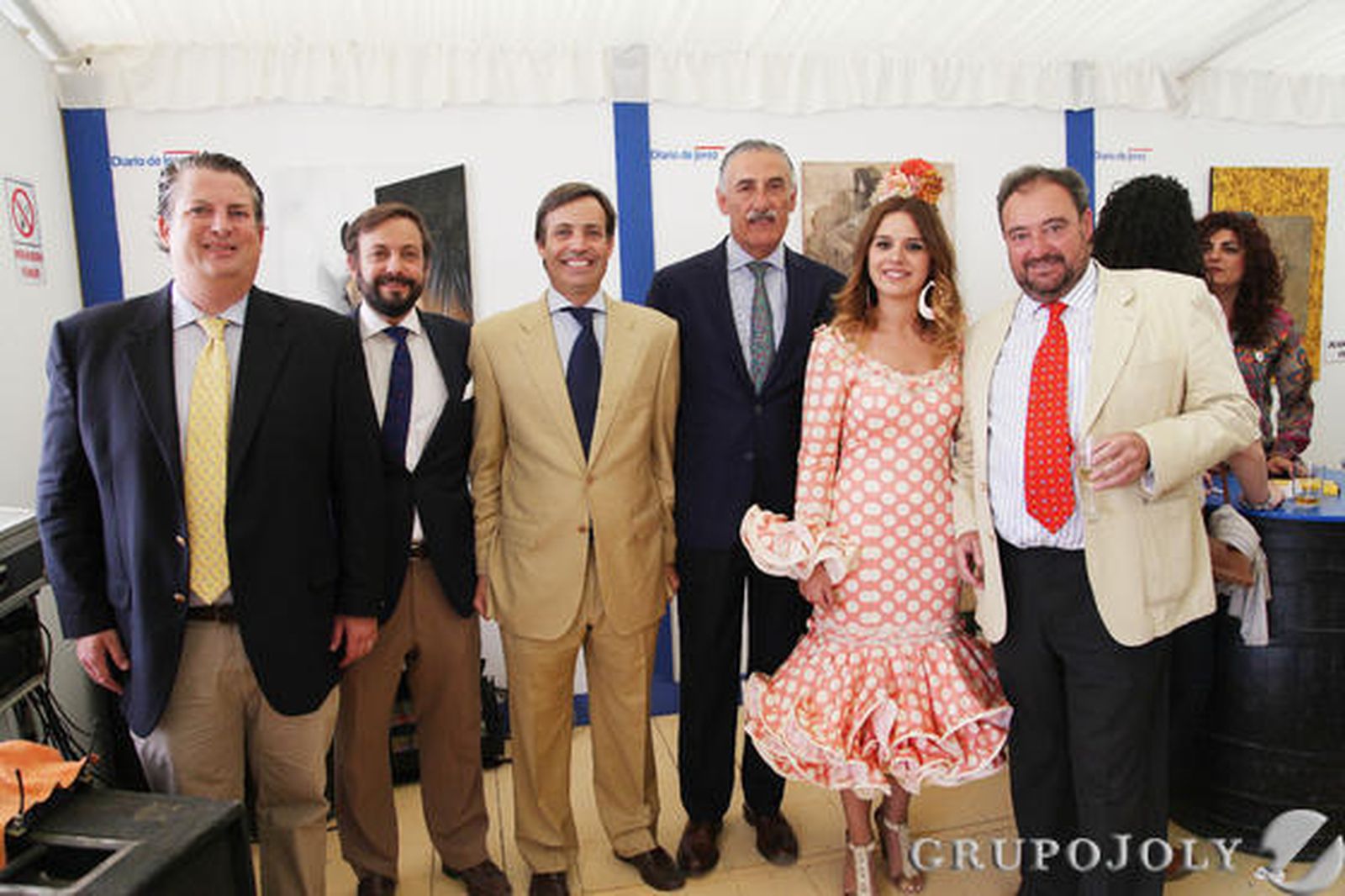 Joaquín Osborne, Álvaro Osborne, Alfonso Domecq, Manuel Gómez, Marisa López y Tomás Valiente.

Foto: Vanesa Lobo
