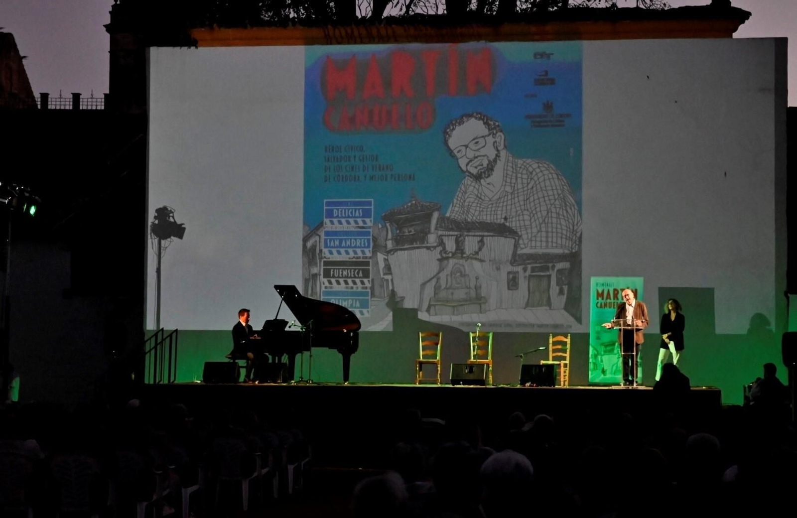 Las imágenes del homenaje a Martín Cañuelo en el Cine Fuenseca
