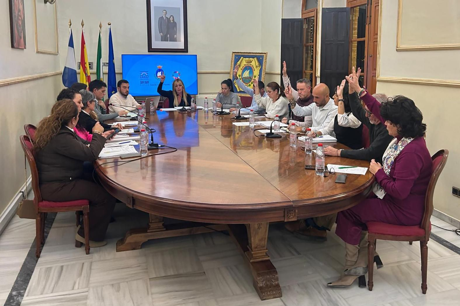 Pleno ordinario del ayuntamiento de San Juan del Puerto.