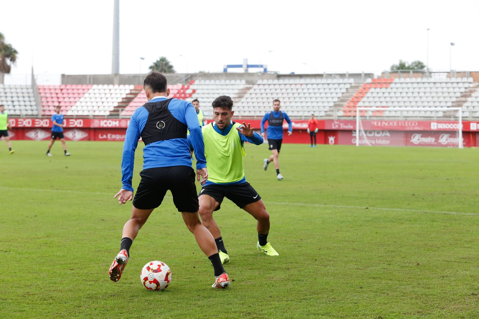 El entrenamiento del Algeciras CF antes de la visita al Recreativo de Huelva