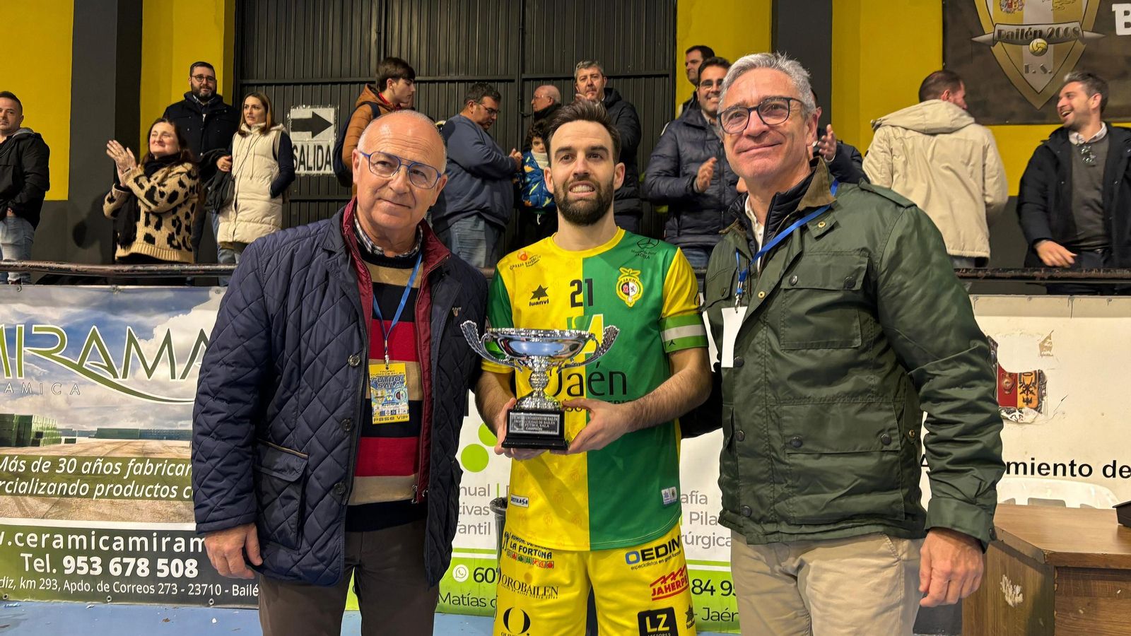 Germán Aguayo, Míchel y Luis Mariano Camacho.