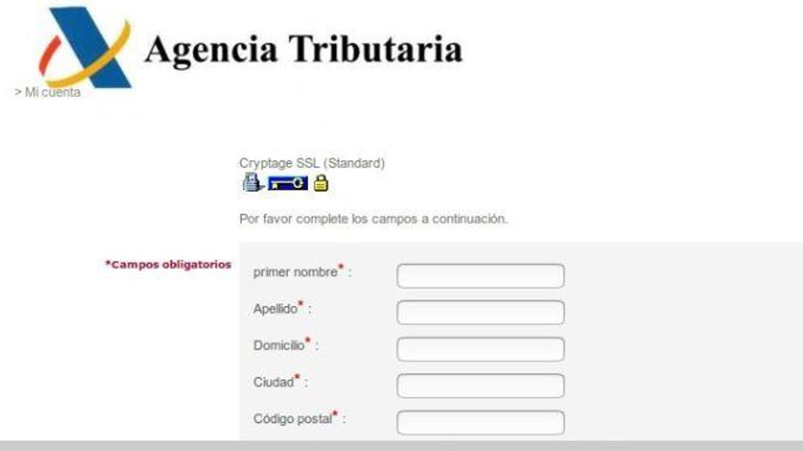 Enlace de supuesto reembolso