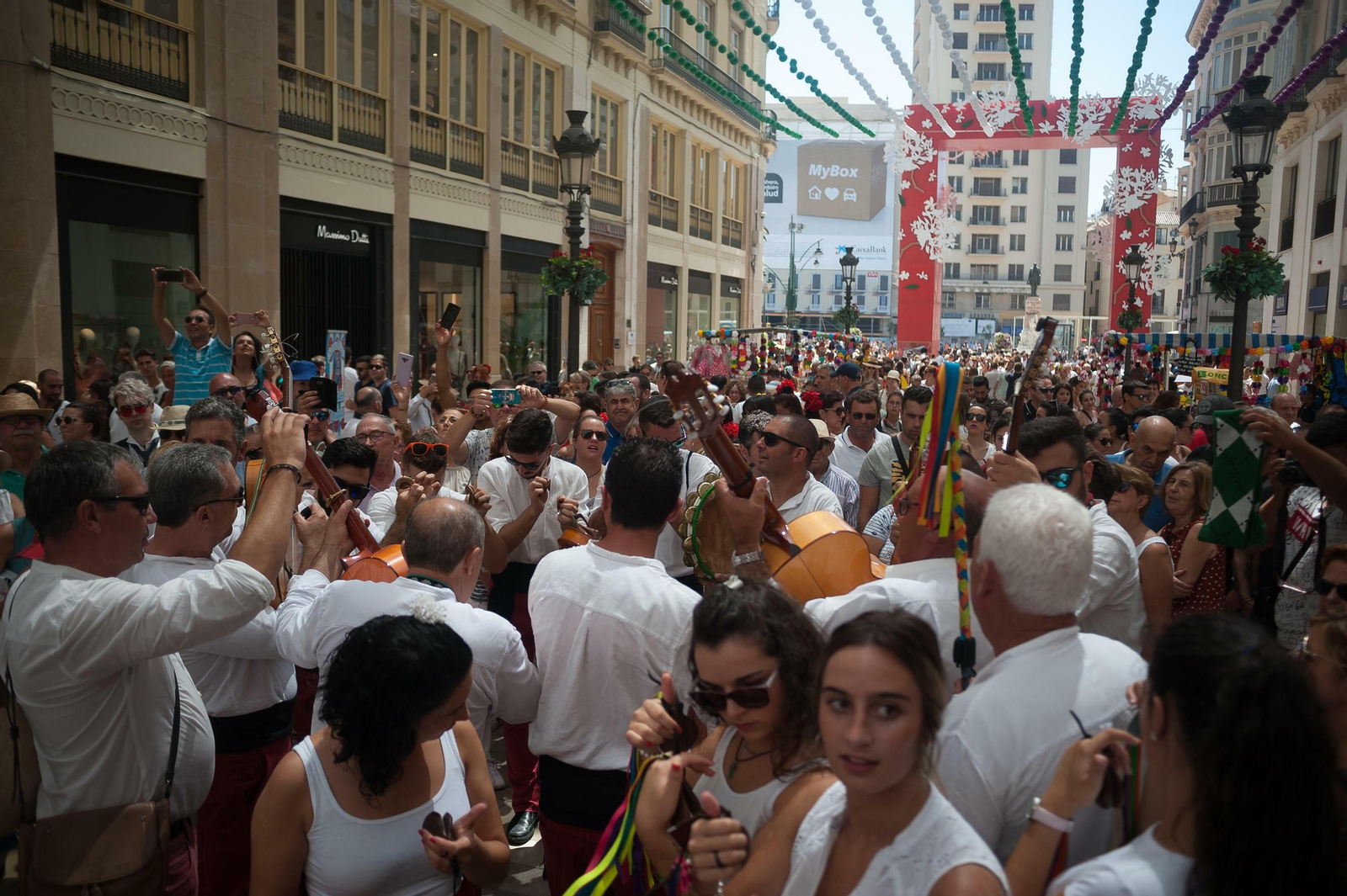 El primer día de la Feria de Málaga en el Centro, en fotos