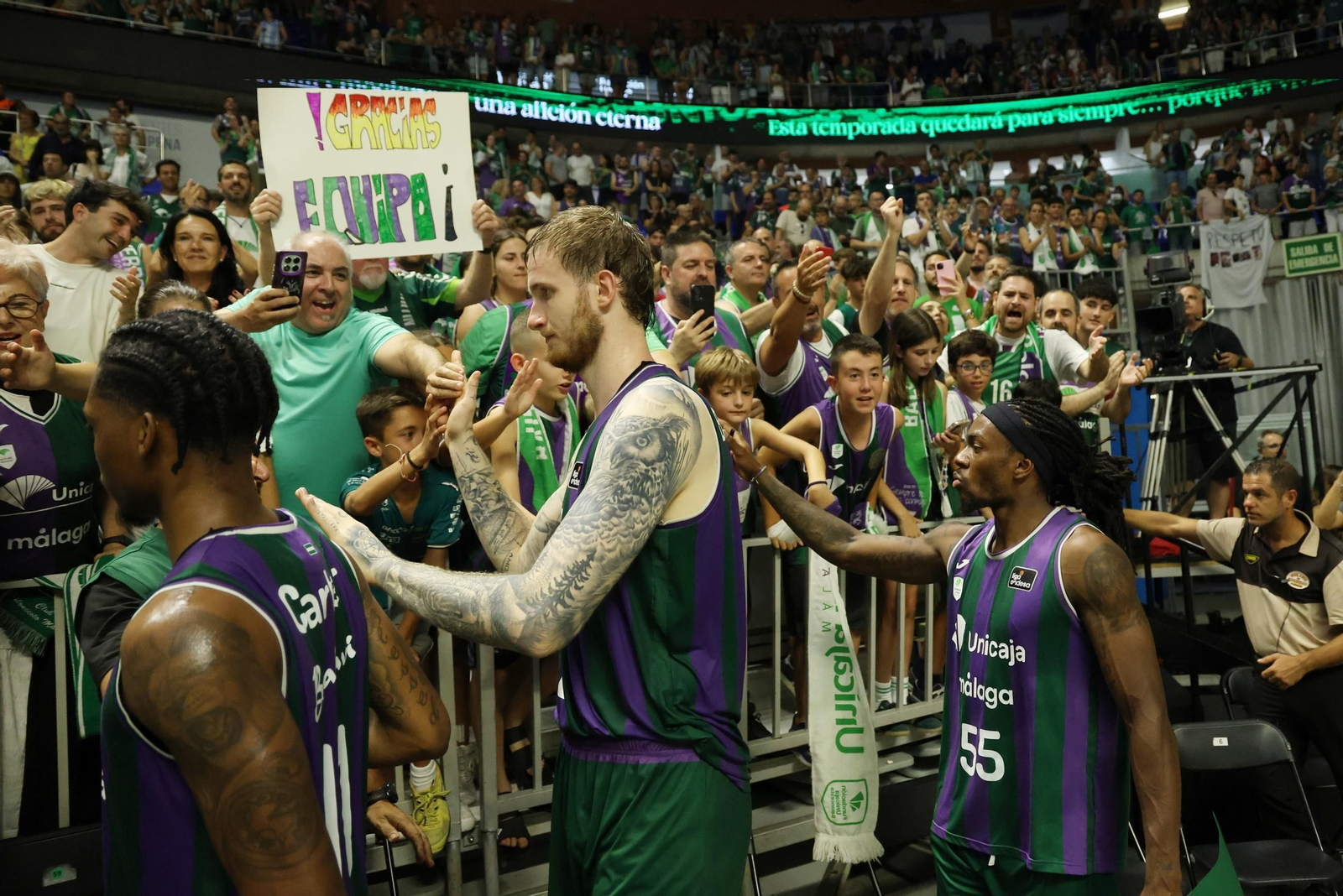 El Unicaja-Real Madrid, en fotos