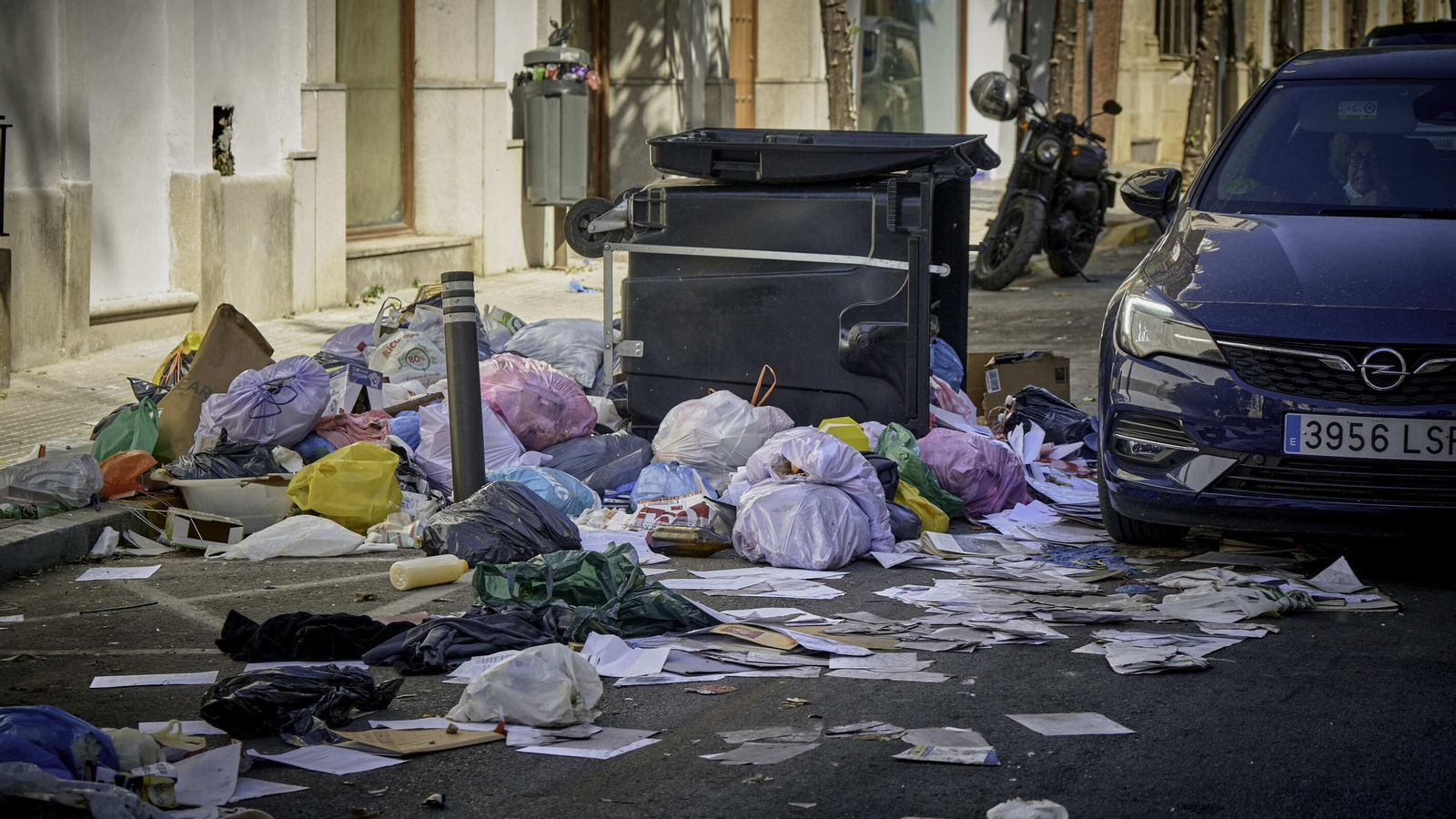 Huelga de basuras en El Puerto.
