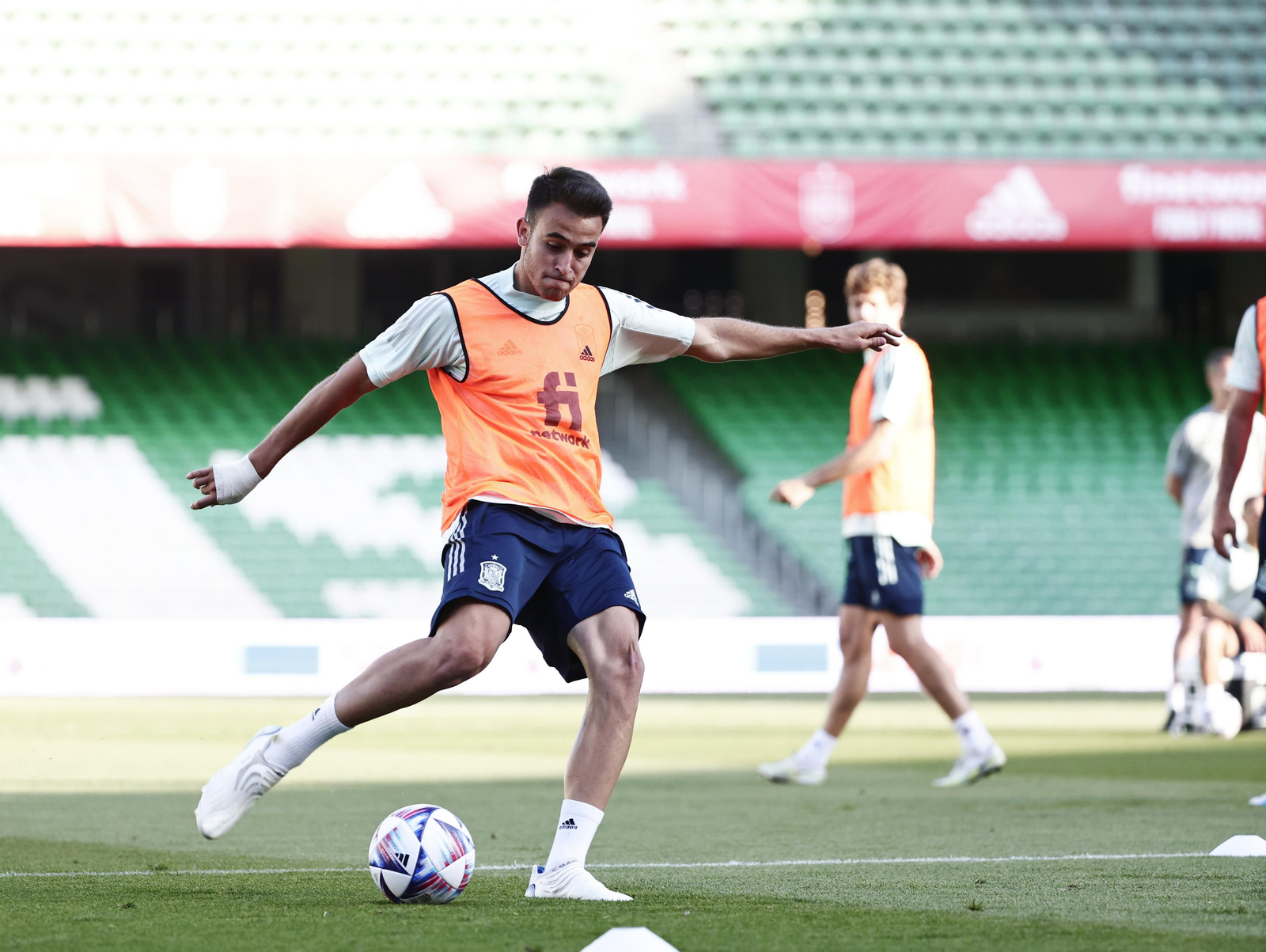 Las imágenes de la selección española en Sevilla